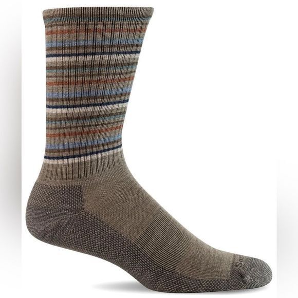 Men's Camp Stripe Essential Comfort Socks - Picture 1 of 4